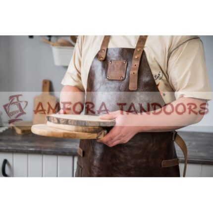 Фартук из натуральной кожи Buffalo — Коричневый