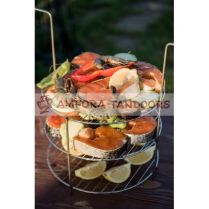 Решетка XL (5-ти яруса усиленная с бортом d 30см)