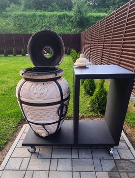 Стол под тандыр на колесах