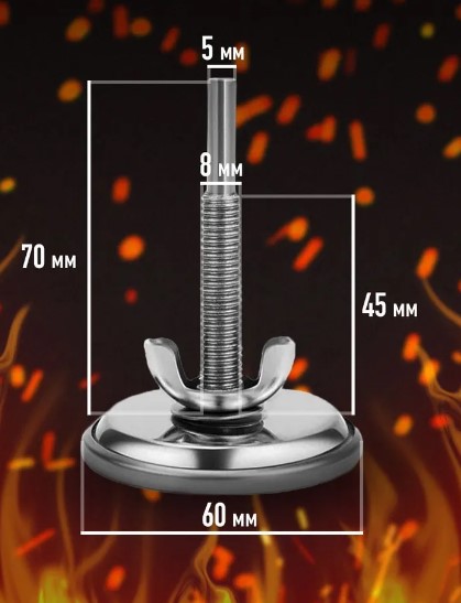 Термометр для тандыра с щупом 7,5 см