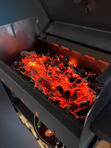 Мангал-гриль с крышкой 3мм